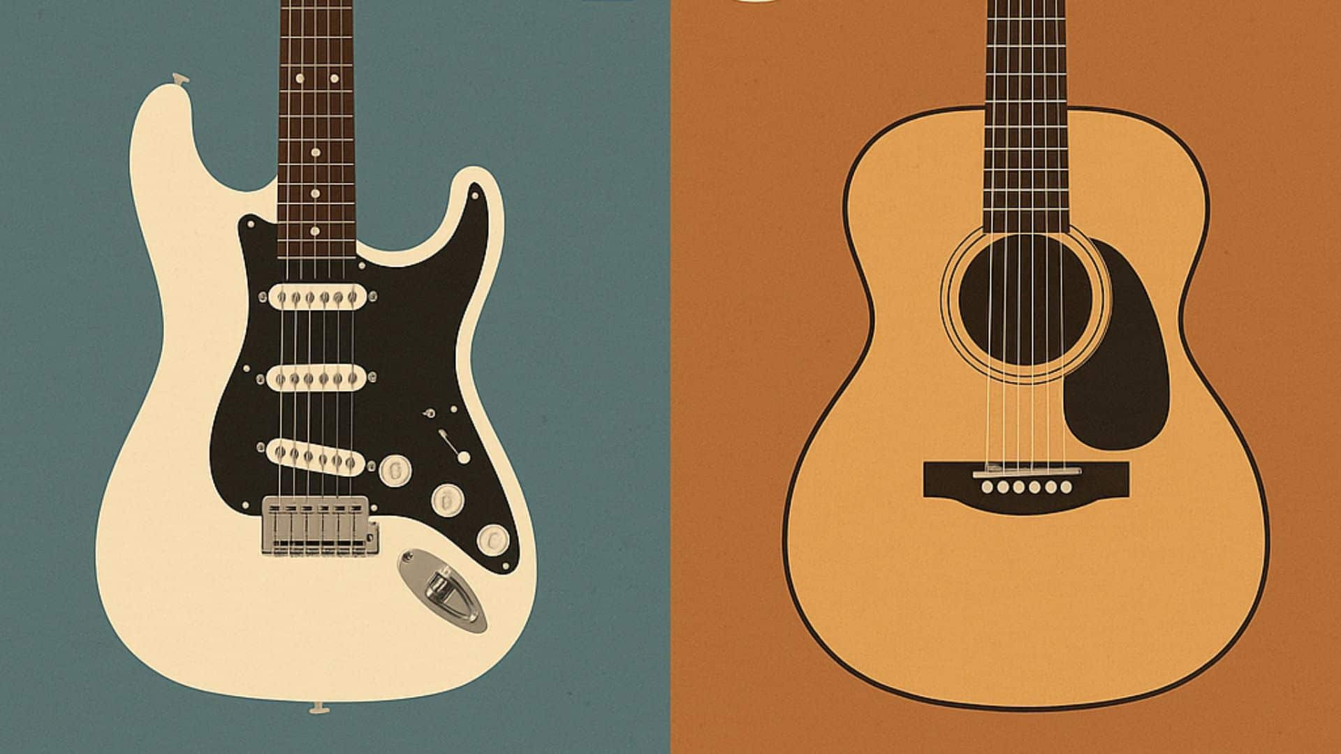 Electric Guitar vs Acoustic Guitar