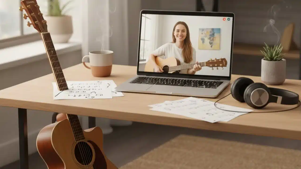 best guitar learning online